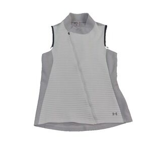 Under Armour Vest Womens Medium White Storm Daytona Full Zip Athletic‎ Layering
